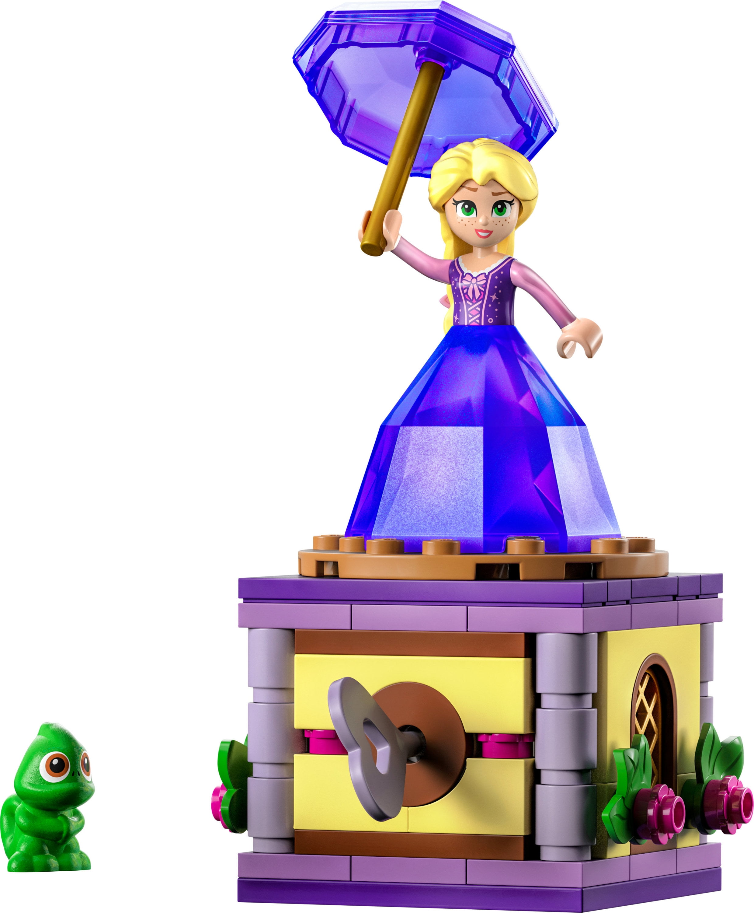  LEGO Disney Princess Minifigure - Rapunzel's Boat with (Pascal)  The Chameleon 30391 : Toys & Games
