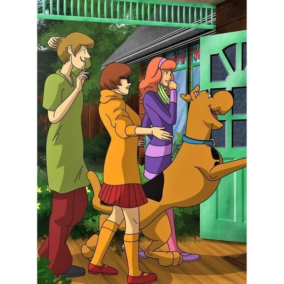 Scooby Doo Diamond Painting Set (for Adults) 5D DIY Anime Diamond Art Set (for Beginners) Round Full Diamond Diamond Painting Gem Art Crafts (Home Wall Decoration Gift)