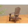 thumbnail image 6 of Modern Muse Polystyrene Adirondack Chair - Brown | Durable Outdoor Seating with Cup Holder | Weatherproof, Low Maintenance, and Stylish Design, 6 of 8