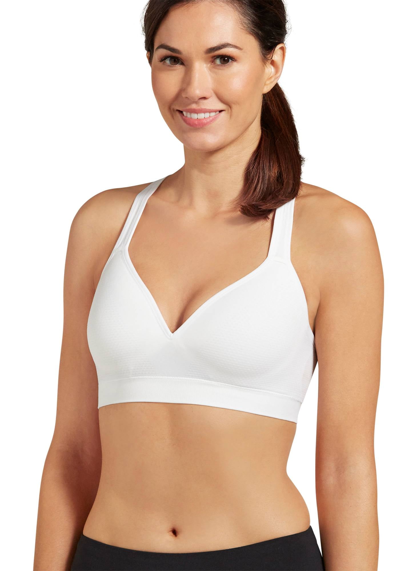 Jockey Women Mid Impact Molded Cup Seamless Sports Bra
