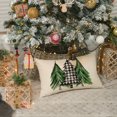 thumbnail image 5 of Sm:)e Watercolor Trees Christmas Pillow Cover 12 x 20 Inch, Set of 1 Xmas Winter Off White Rectangle Seasonal Decorative Farmhouse Outdoor Pillow Case, 5 of 7