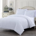 thumbnail image 2 of Chezmoi Collection Liam 7-Piece White Bed in a Bag King Comforter Set with Sheets Medallion Embossed Bedding Set, 2 of 9