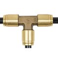 thumbnail image 2 of Mytee Products DOT Brass Push to Connect Fitting, Union Tee Air Brake Tube Fitting, 1/4" Tube OD (5 Pack), 2 of 4