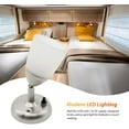 thumbnail image 2 of Dream Lighting 12volt DC Bedside Reading Lights with Frosted Glass Shade for RV, Trailer, Campervan, Wall Lamp &, 2 of 5