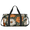 Multicolour 1, variant on Herdesigns Tiger Gym Bag for Women, Duffle Bag for Travel Sport, Animal Safari Lightweight Waterproof Carry on Weekender Dance Yoga Workout Bags