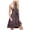 Brown - black, variant on Free People Womens Beach Day Mini Dress, Red, Medium