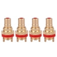 thumbnail image 4 of 16Pcs Red+White RCA Female Socket Chassis High Quality RCA CMC Female Connector Phono Copper Plug Amp HiFi, 4 of 7