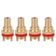 thumbnail image 5 of 16Pzs Chasis de Enchufe Hembra RCA Rojo + Blanco Conector Hembra RCA CMC de Alta Calidad Enchufe de Cobre de Fonografo Amp Hi, 5 of 5