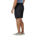 thumbnail image 3 of Haggar Men's Big and Tall Cool 18 Pro Classic Fit Stretch Flat Front Short, Black, 60, 3 of 7