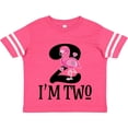 thumbnail image 3 of Inktastic 2nd Birthday Party Girls Flamingo Girls Toddler T-Shirt, 3 of 5