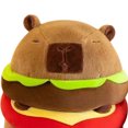 thumbnail image 3 of Soft Capybara Ornament Fluffy Simulación Muñecas Lindo Peluche Reutilizable para Adultos Regalo Acción Gracias, 3 of 9