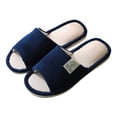 thumbnail image 4 of Mepaouo Summer House Slippers for Women Indoor Open Toe Linen Mute Slides Soft Casual Slip on Shoes, 4 of 5