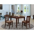 thumbnail image 4 of East West Furniture Oxford 3-piece Wood Kitchen Table Set in Mahogany, 4 of 4