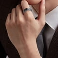 thumbnail image 2 of Smart Ring with APP Display Screen Multiple Sports Modes IP68 Water Resistant Stainless Steel 18mAh Smart Fitness Ring for Cycling Running Black 11, 2 of 4