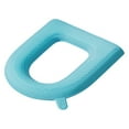 thumbnail image 1 of Waterproof Toilet Seat Cushion Foam Rings Silicone Cover Toilet Washable✨, S2H3, 1 of 8