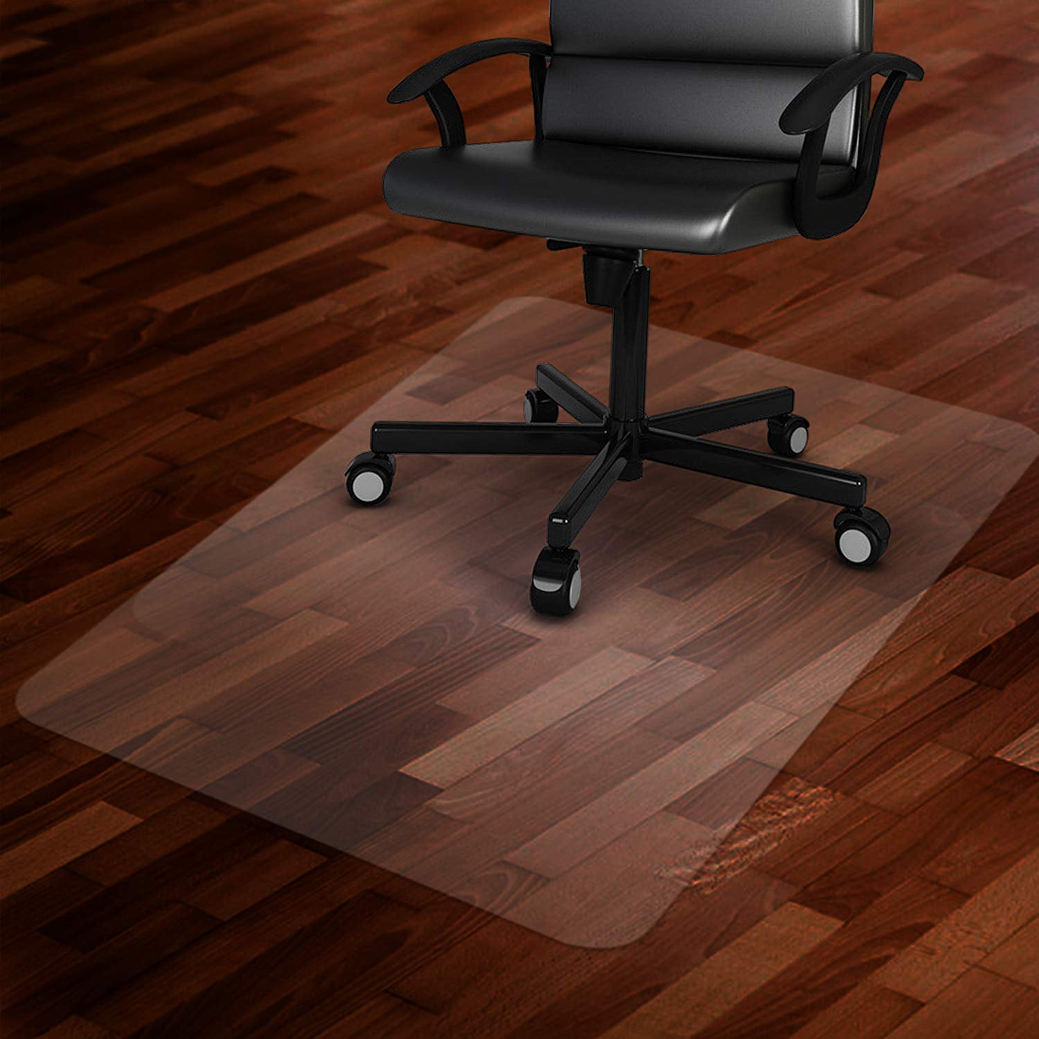 Dinosaur Hard Floors Chair Mat 1/6 Thick 36X 48 Wood/Tile Protection Mat for Office & Home Multi-Purpose Chair Carpet 36X 48, Dark Blue 