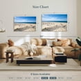 thumbnail image 4 of Elephant Stock Provincetown Beach Wall Art - Horizontal Canvas Wall Art - Living Room Wall Decor - Beach Canvas - Beige And Blue Decor - 45" x 30", 4 of 8