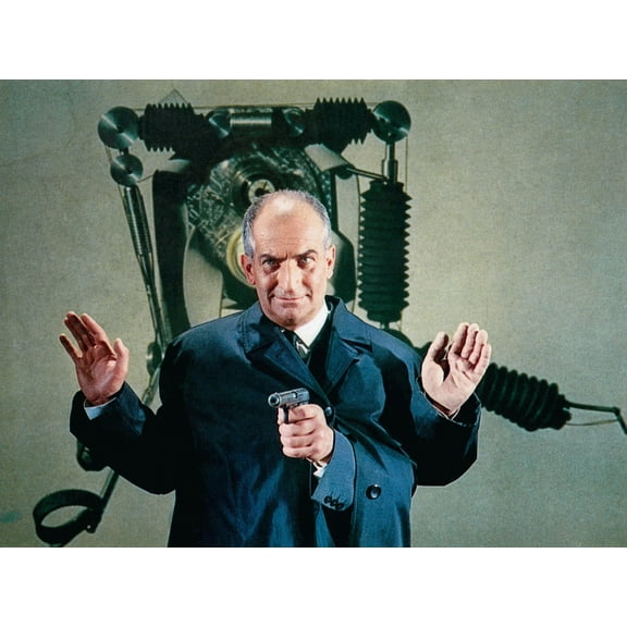 Fantomas Strikes Back (Aka Fantomas Se Dechaine) Louis De Funes 1965 Photo Print (14 x 11)