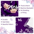 thumbnail image 5 of 60th Birthday Gifts for Women, Purple Birthday Blanket, Gifts for 60th Birthday Women, 60th Birthday Gift Ideas, 1964 Birthday Gifts for Women Throw Blanket Purple 60"×50", 5 of 6
