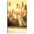 thumbnail image 2 of Bamboo Huts on Tropical Island - Landscape Canvas Art Print, 2 of 3