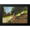 thumbnail image 2 of Homer, Winslow 18x13 Black Modern Framed Museum Art Print Titled - Shepherdess Resting, 2 of 5