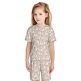 thumbnail image 5 of Balery White Goose Conjunto de Pijama Infantil de Manga Corta con Estampado – Ropa de Dormir de Algodón Suave-Small, 5 of 5