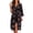 Abstract Skull, variant on Abstract Skull Nightgowns for Women Long Towel Robes V Neck Loose Fit Bathrobe Lightweight Casual Loungewear