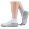 thumbnail image 4 of CAILDANL Begrily Cotton Socks for Men Low Cut, Max Cushion Thick Athletic Ankle Mens Sock for Hiking Running Sport Work 6 Pack, 4 of 7