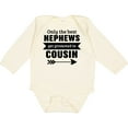 thumbnail image 3 of Inktastic Only the Best Nephews Get Promoted to Cousin Boys or Girls Long Sleeve Baby Bodysuit, 3 of 5