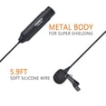 thumbnail image 2 of Micrófono COMICA CVM-V020 XLR Lavalier Phantom Power de 1,8 m, 2 of 7