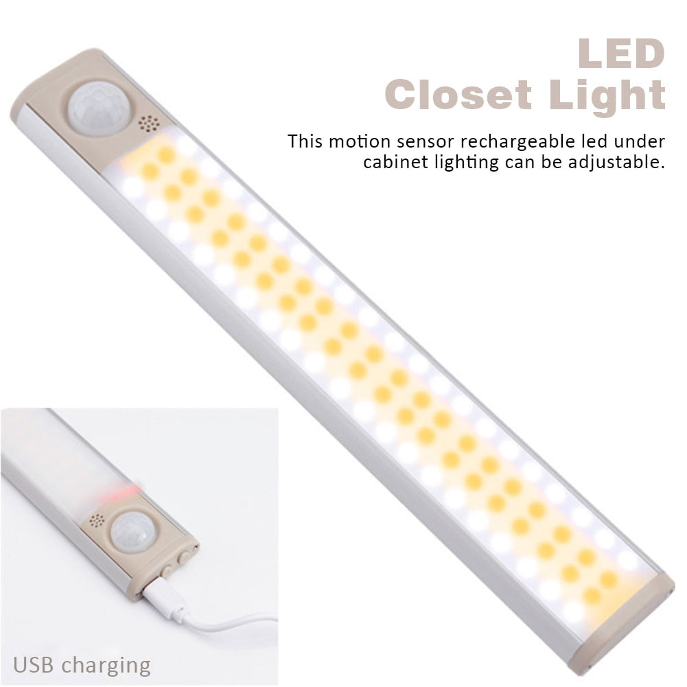 Details about   Led Under Cabinet Light Wireless Motion Sensor Touch Control Usb Rechargeable 