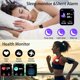 thumbnail image 5 of Relojes inteligentes para mujeres (recepción de llamadas/marcación), reloj de seguimiento de actividad física con Bluetooth táctil HD de 1,96 pulgadas más grande, 5 of 5