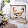 thumbnail image 4 of Farmhouse Chicken Decorative Pillowcase 26''x26'', Vintage Rustic Shabby Wooden Throw Pillow Covers Soft Cushion Case for Couch Sofa Bedroom Living Room, Pillowcase Boho Decor, 4 of 8