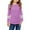 Purple, variant on LNMQLPDBS Toddler Long Sleeve Shirt Girl Soft Solid Color Long Sleeve Striped Tops 6 Year Old Girl Birthday Gift Casual Basic Layering Spring Summer Blouse Hot Pink 12-13 Years