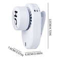 thumbnail image 4 of Needhep Electric Standing Tower Fan Portable Handheld Fan,Small Portable Fan Travel, Hold A Small Electric Fan, 2024 New Room Cooling for Room Bedroom Home (white), 4 of 9