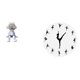 thumbnail image 1 of Figura de escritorio,Estante con estatua de astronauta para decoración de oficina y hogar,Reloj de pared,Reloj de pared con bailarina,reloj decorativo colgante.,Relojes de pared silenciosos, 1 of 8