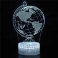 thumbnail image 1 of NARABB Earth Series Night Light LED Colorful 7-Color Desk Lamp Bedroom Home Decor Gift, 1 of 2