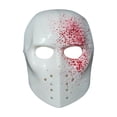 thumbnail image 2 of Máscara de Halloween aterradora TBKOMH decoración facial tocado de Halloween, 2 of 7