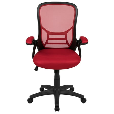 Flash Furniture - Porter Contemporary Mesh Executive Swivel Office Chair - Red