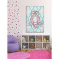 thumbnail image 4 of Marmont Hill "Modern Owl 2" by Reesa Qualia Painting Print on Wrapped Canvas, 4 of 5