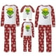 thumbnail image 1 of Conjuntos de pijamas navideños familiares a juego Grinch 2024, pijama de Grinch con parte superior y pantalones de pijama a cuadros, pijama de Grinch para niños y adultos para la familia, Hombres M, 1 of 4