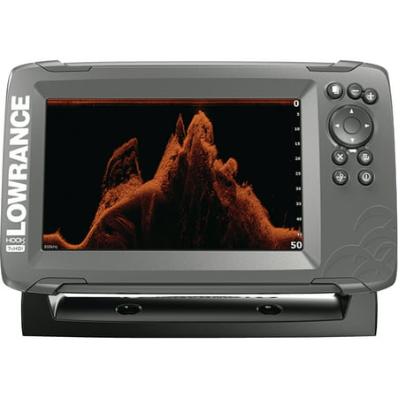 Lowrance 000-14020-001 HOOK-2 7X Fishfinder with GPS Plotter, SplitShot Transducer, DownScan Imaging, Autotuning Sonar & 7