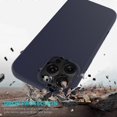 thumbnail image 3 of For iPhone 16 Pro Case Shockproof Liquid Silicone Soft Lining Phone Cover, 3 of 5