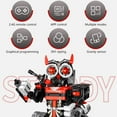 thumbnail image 3 of 408pcs DIY Robot Building Kit 3-in-1 RC Robot/Tracked Car/Tank Toy Remote and APP Control Coding Gear Robot Toy Educational Engineering Science Robot Kit for Kids Aged 6+, 3 of 11