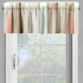 thumbnail image 6 of Ambesonne Farmhouse Valance & Curtain 3 Pcs Set, Spring Feel Floral Huddle, 55"x24", Coral Seafoam Eggshell, 6 of 7