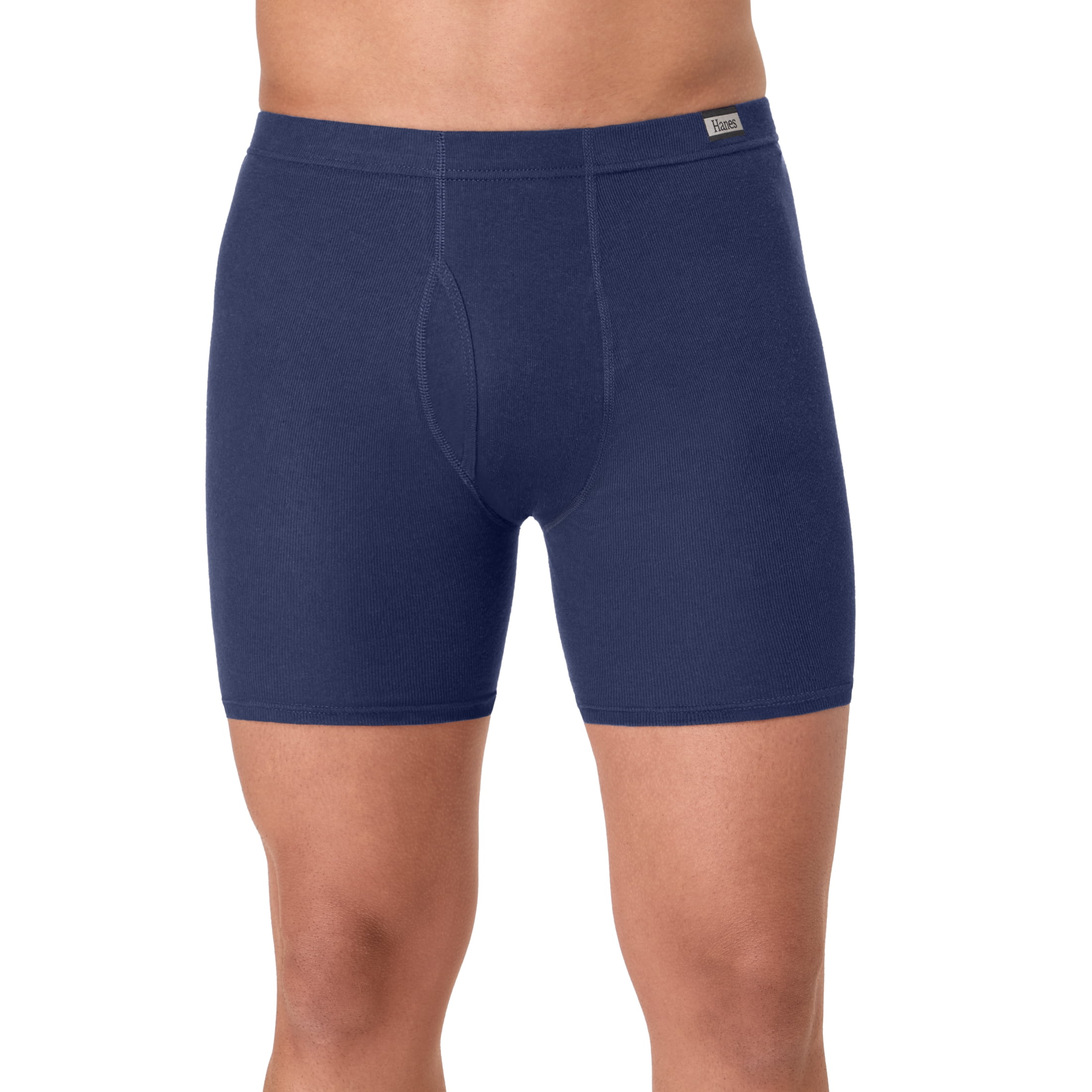 Hanes Men's Super Value Pack Covered Waistband Boxer Briefs 10 Pack