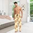 thumbnail image 7 of Chocolate Chip Cookies Men's Pajama Pants Cotton Long Sleepwear Lounge Pants 2XL, 7 of 7