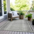 thumbnail image 3 of Dalyn Rugs Machine Washable Indoor/Outdoor Chantille Gray 8' x 10' Rug, 3 of 9