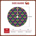 thumbnail image 2 of Salouo Mardi Gras Carnival3 Christmas Tree Skirt 48" Farmhouse Christmas Decorations Snowman Xmas Tree Skirt Tree Mat for Holiday Party Decor, 2 of 8