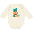 thumbnail image 3 of Inktastic First Birthday Boy Lion 1 Year Old Boys or Girls Long Sleeve Baby Bodysuit, 3 of 5